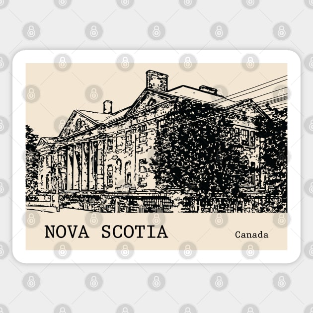 Nova Scotia Canada Sticker by Lakeric